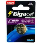 باتری CR2016 سکه ای Gigacell مدل LITHIUM